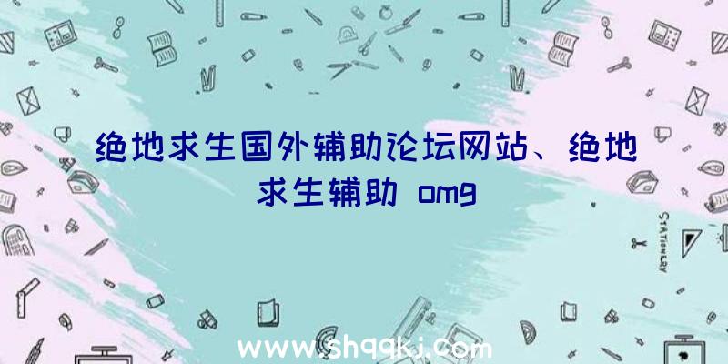 绝地求生国外辅助论坛网站、绝地求生辅助